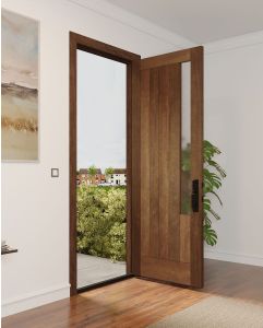 Mahogany Artistic Lite  Modular Modern Shaker Single Door|MRV-53G-2-SH