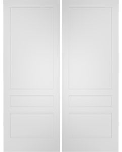 Raised 3 Panel Interior Double Door | GP301
