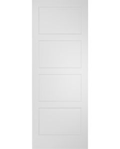 Raised 4 Panel Contemporary Modern Interior Single Door | GP410