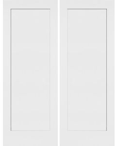 1 Panel Flat Interior Double Door | PN101
