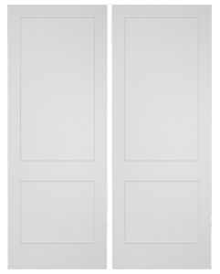 2 Panel Flat Interior Double Door | PN201