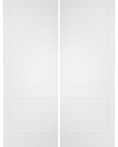 2 Panel Flat Interior Double Door | PN224