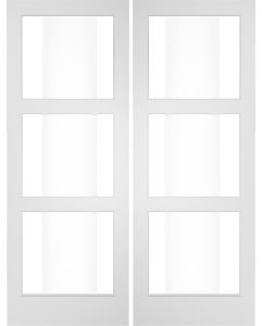 3 Lite Contemporary Modern Interior Double Door | PNG31003