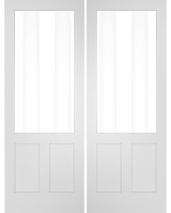 2/3 Lite 2 Panel Interior Double Door | PNG31901