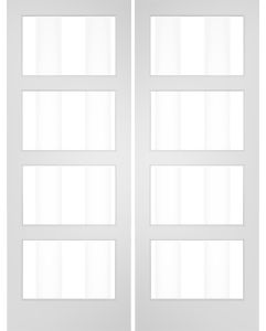 4 Lite Contemporary Modern Interior Double Door | PNG41004