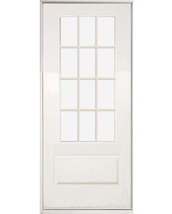 Low-e 3/4 Lite, 12 Lite SDL Fiberglass Fixed Gliding Door
