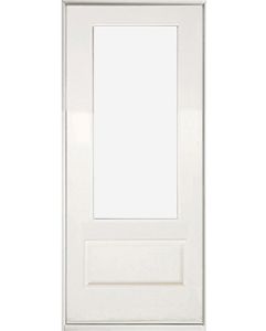 3/4 Lite Fiberglass Fixed Single Door, Impact Rated