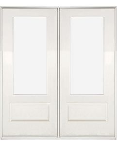 3/4 Lite Fiberglass Fixed Double Door