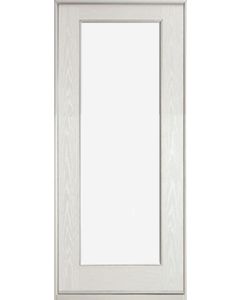 Full Lite Fiberglass Fixed Single Door, Impact Rated