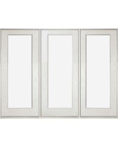 Full Lite Fiberglass Fixed Triple Door, Impact Rated