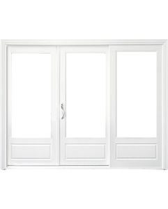 Low-e 3/4 Lite Fiberglass Gliding Triple Door