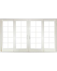 Full Lite, 10 Lite GBG Fiberglass Gliding Quadruple Door