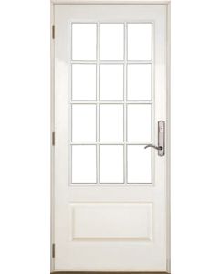 Low-e 3/4 Lite, 12 Lite SDL Fiberglass Single Door