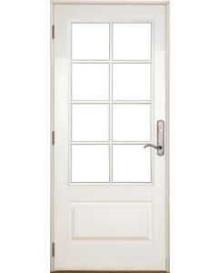 Low-e 3/4 Lite, 8 Lite SDL Fiberglass Single Door
