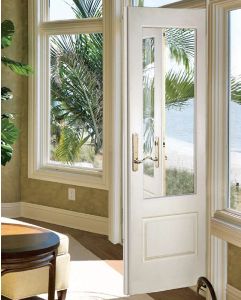 Low-e 3/4 Lite Fiberglass Single Door