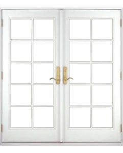 Full Lite, 10 Lite SDL Fiberglass Double Door