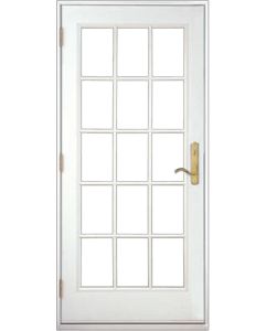 Full Lite, 15 Lite SDL Fiberglass Single Door