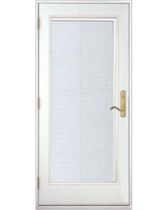 Mini Blind Full Lite Fiberglass Single Door