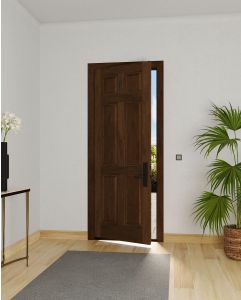 Mahogany Colonial 6 Panel Solid Single Door|P600-P