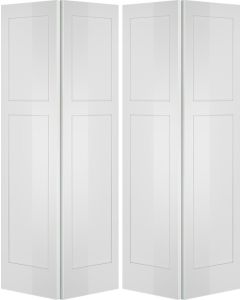 2 Panel Flat Craftsman Bifold 4 Door | PN223
