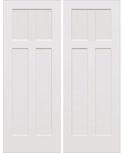 4 Panel Flat Interior Double Door | PN415