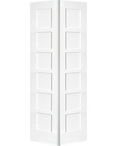 6 Panel Flat Bifold 2 Door | PN610