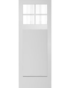 Top View 4 Lite Craftsman Interior Single Door | PNG22304