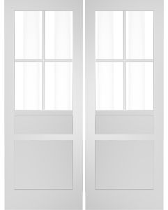 4 Lite SDL 1/2 Lite 2 Horizontal Panel Interior Double Door | PNG30104
