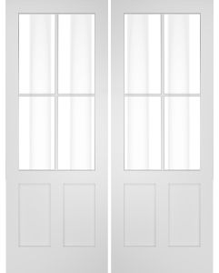 4 Lite SDL 2/3 Lite 2 Panel Interior Double Door | PNG31904