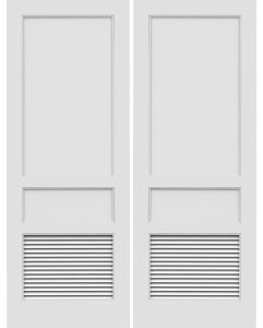 Panel over Louver Interior Double Door | PNL301PL
