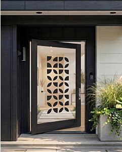 Solene | 1, Full Glass, Full SDO Contemporary Shaker Pivot Door