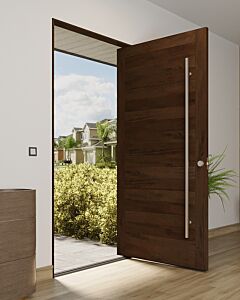 Discover the Contemporary Modern, Eclectic Exterior, Interior door