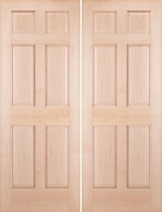 80 Pine 6 Panel Double Door | 108
