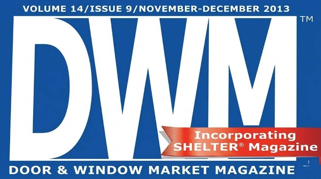 Door & Window Market Magazine DWM Logo November-December 2013 Issue