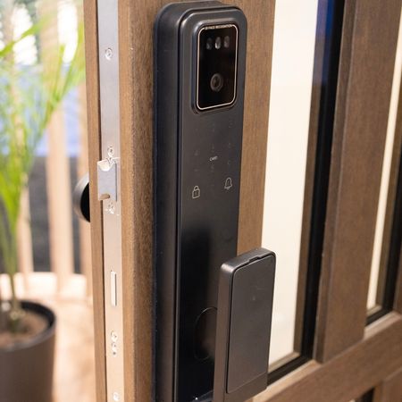 Keyless 3D Face Recognition Smart Lock with Push-Pull Handle