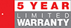Five Year Warranty
