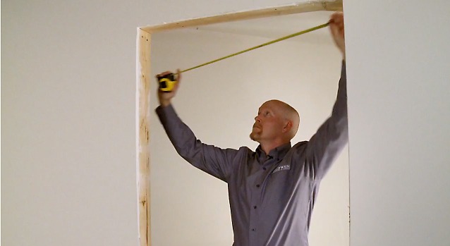 measuring door