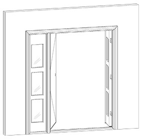 Assembled Operable Sidelite Door