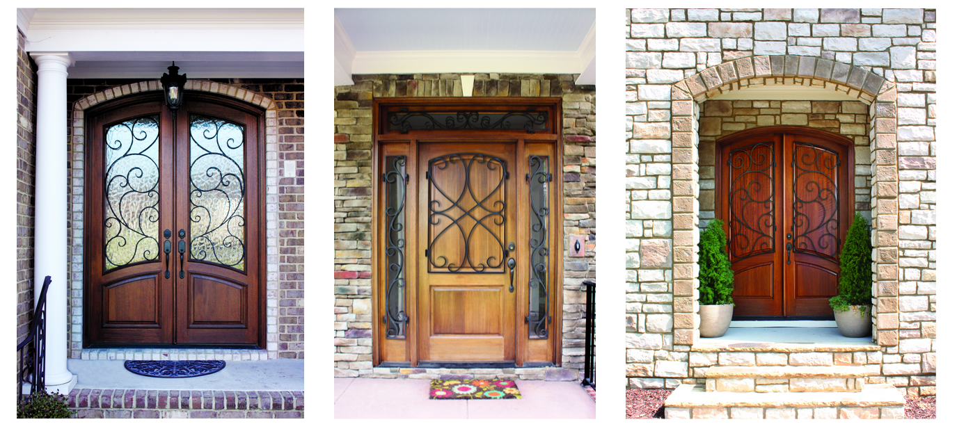wrought iron doors