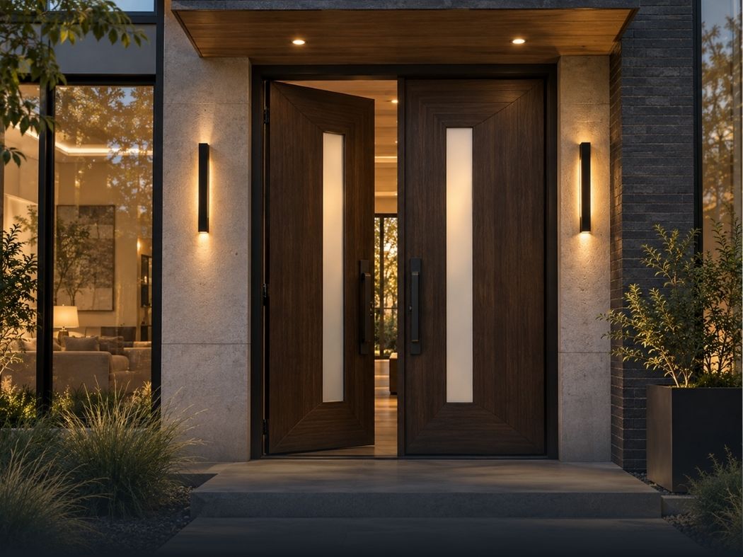 Double Modern Front Doors