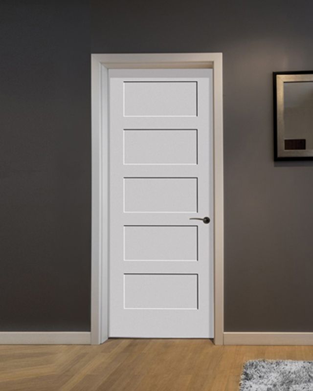 Shaker style offers a straightforward, timeless look with balanced proportions. It fits comfortably in both modern and traditional homes without feeling overly decorative. This look is widely represented across Shaker style interior doors.