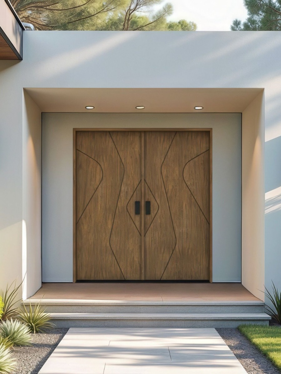 Contemporary Double Front Doors Contemporary Double Front Doors