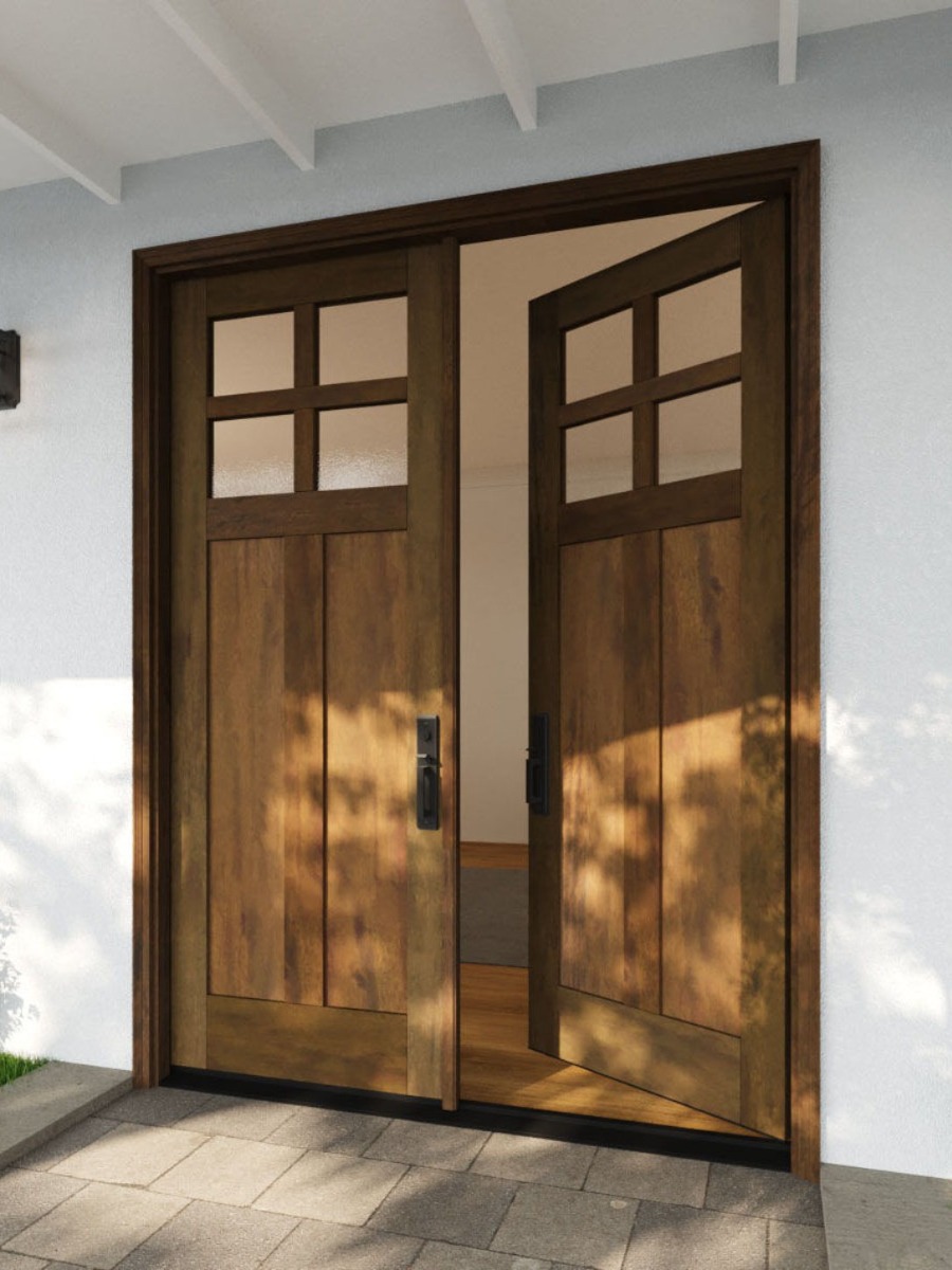 Craftsman Double Front Doors Craftsman Double Front Doors