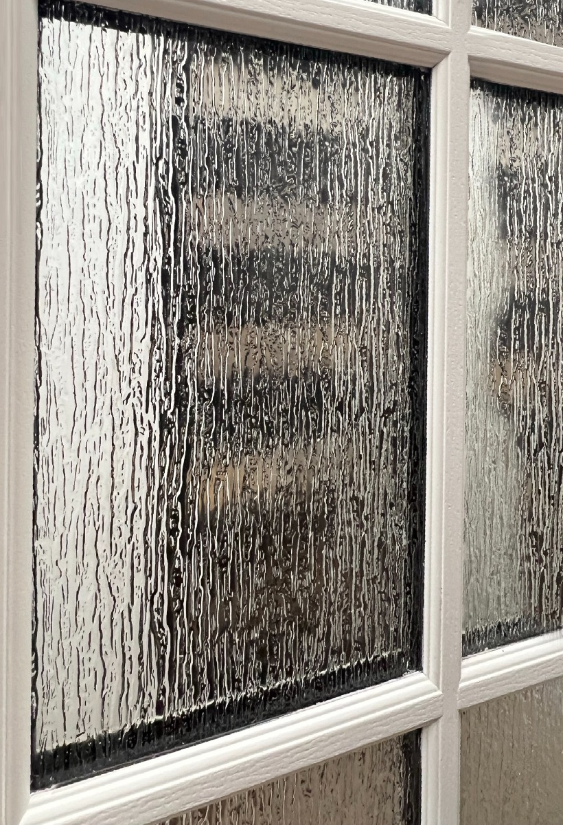 Rain Glass Enchanting Ambiance with Soft Light