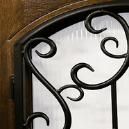 External Iron Grill Grill Between The Glass